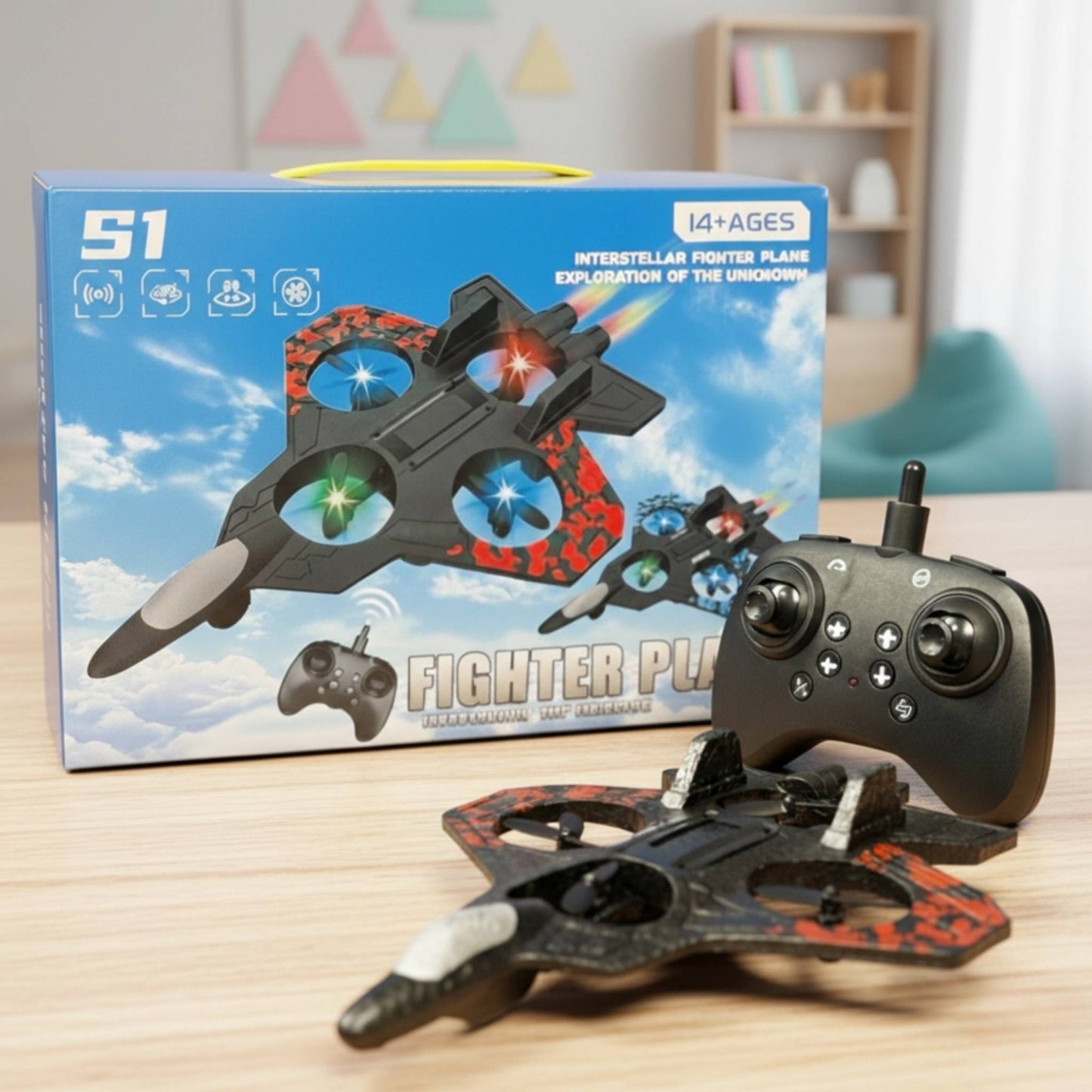 RC Combat Aircraft S1 - Flying Jet Toy