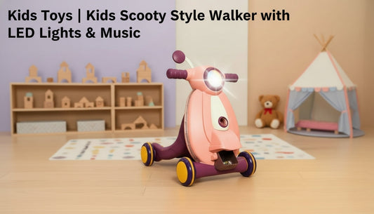 Kids Scooty Style Walker with LED Lights & Music – Fun First-Step Learning Toy - ToySpot