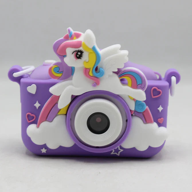 Rechargeable Unicorn Horse Kids Digital Camera – Fun Photo & Video Toy