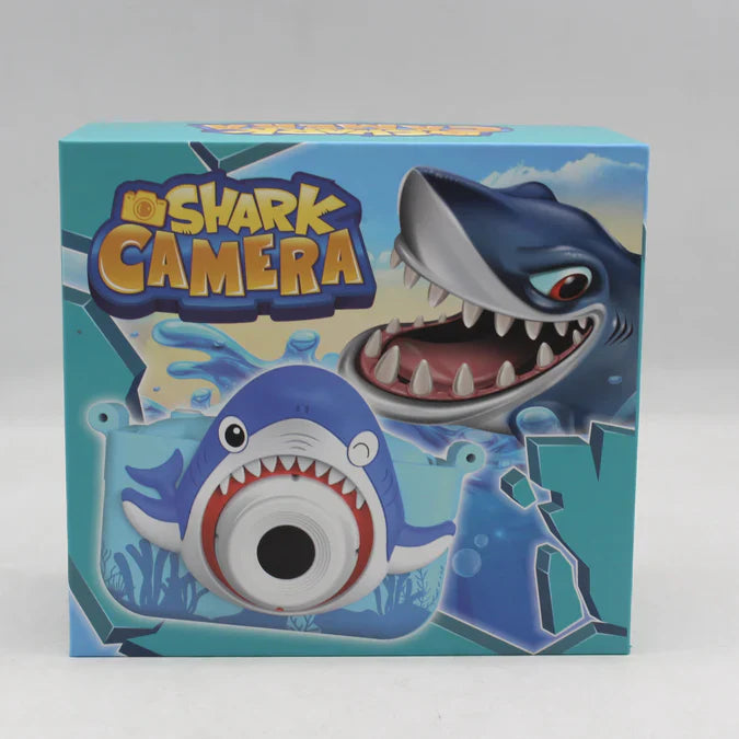 Rechargeable Shark Theme Kids Digital Camera – Fun Photo & Video Toy