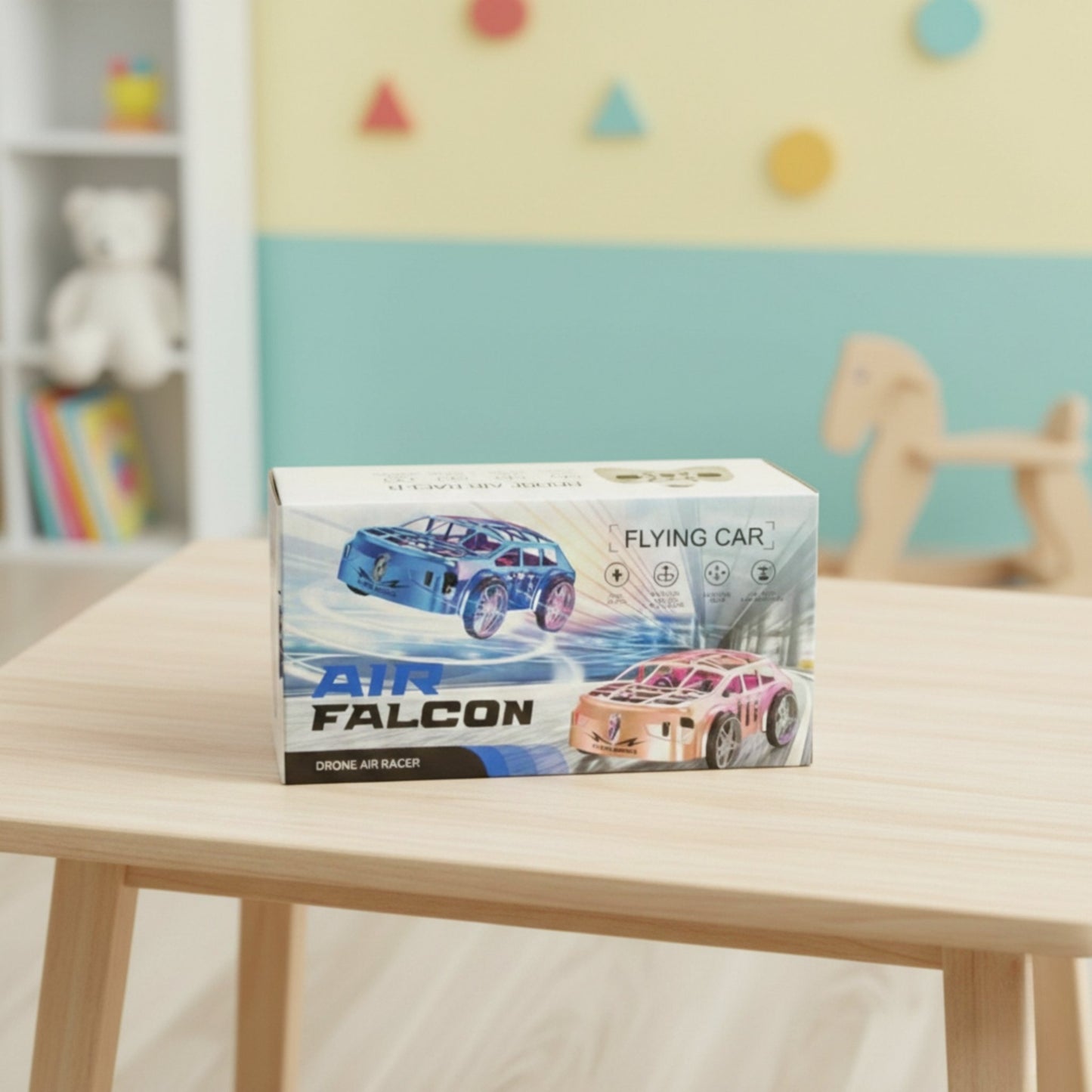 2-in-1 RC Flying & Racing Car Toy