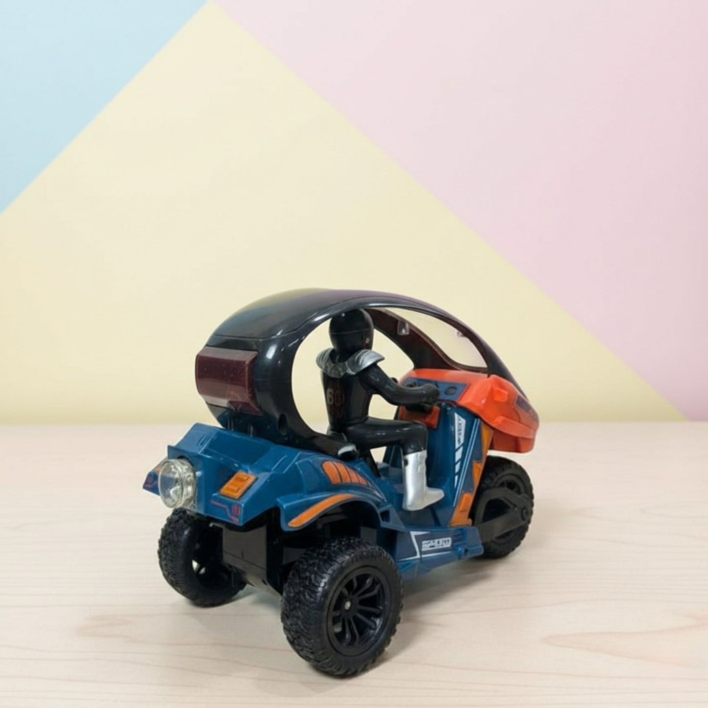 Remote Control 3-Wheel Stunt Spray Motorcycle for Kids (6+ Years)