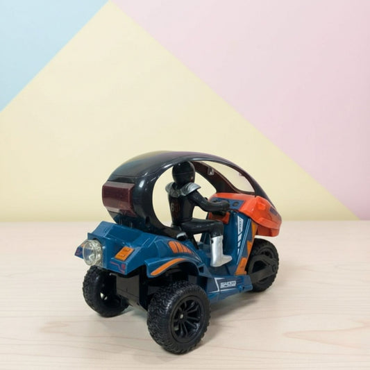 Remote Control 3-Wheel Stunt Spray Motorcycle for Kids (6+ Years)