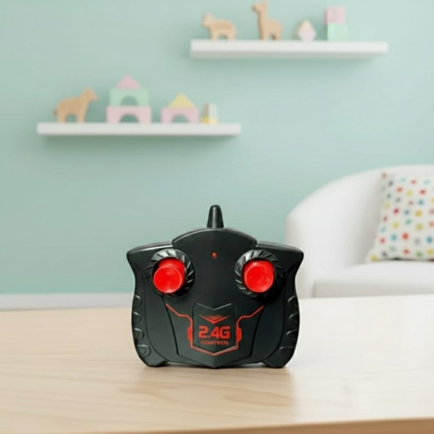 8-Wheel Remote Control Stunt Car with LED Lights & Spray Effects (6+ Years)