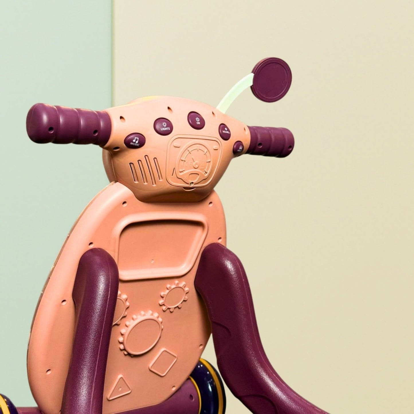 Kids Scooty Style Walker with LED Lights & Music