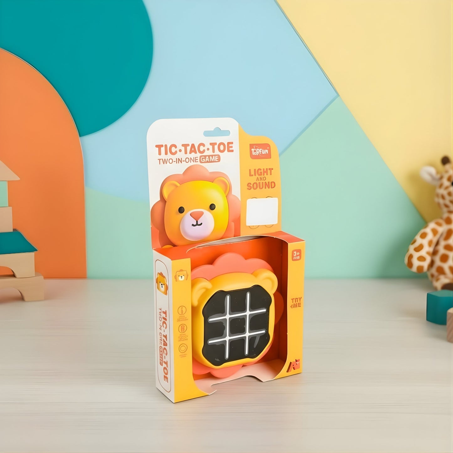 2-in-1 Digital Tic Tac Toe Game for Kids