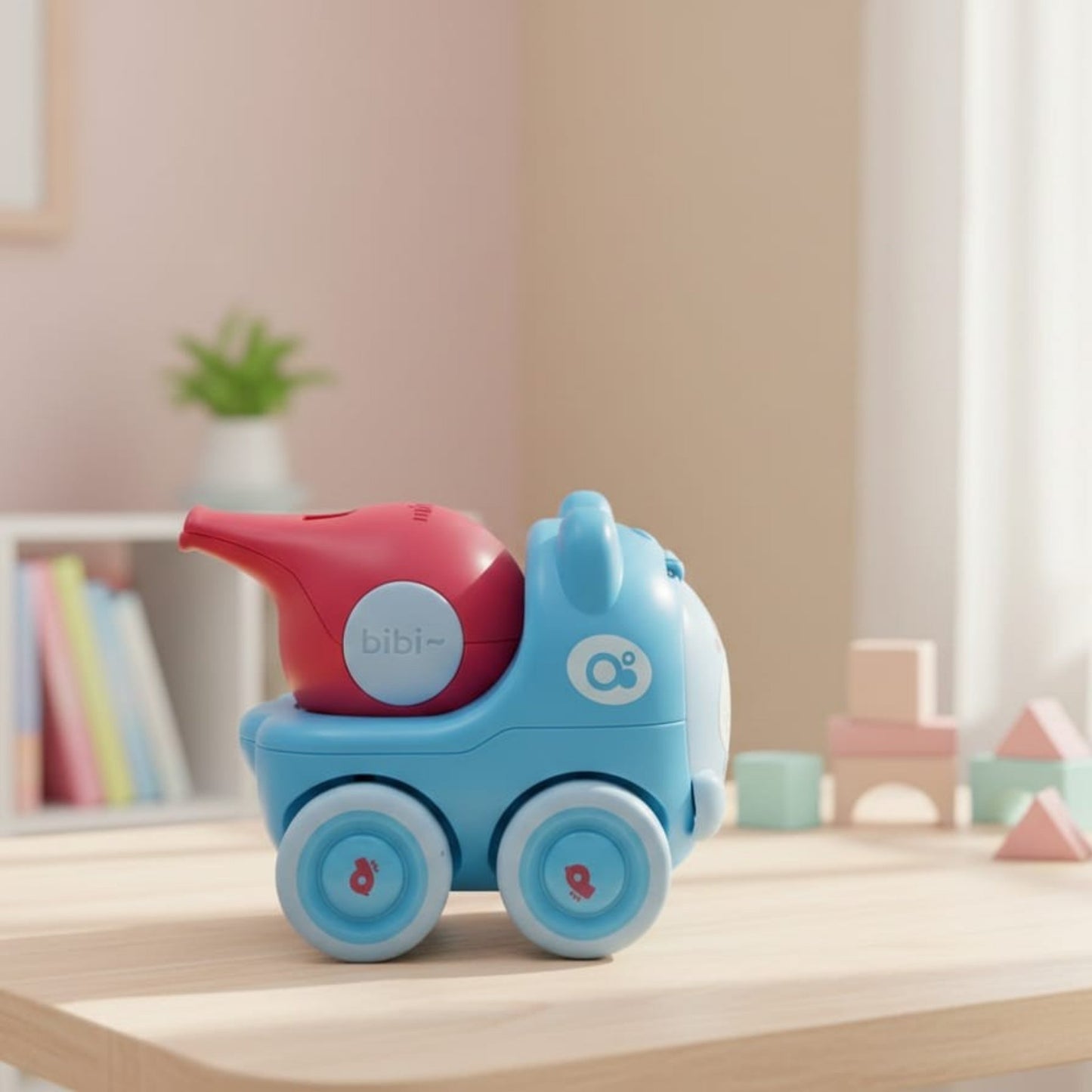 Whistle Inertia Push Car Toy for Toddlers