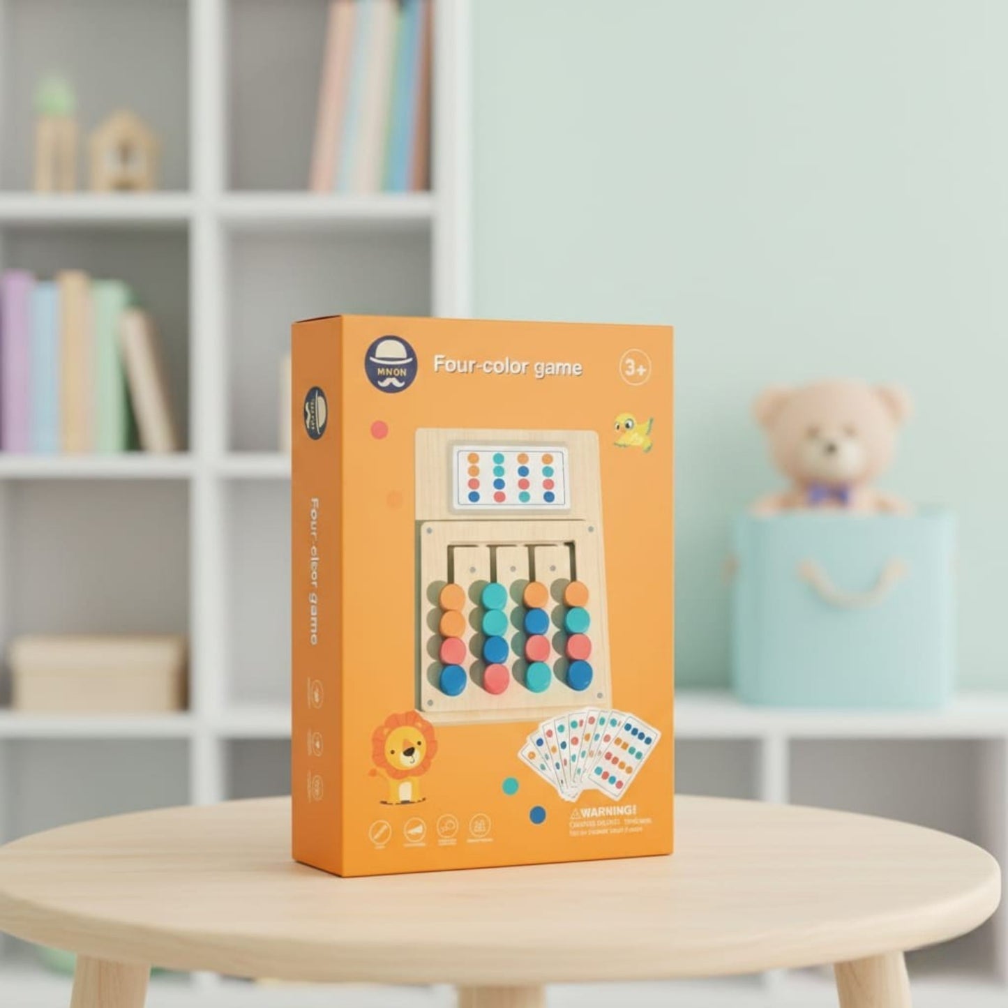 Wooden Color Sorting Game – Learning Toy