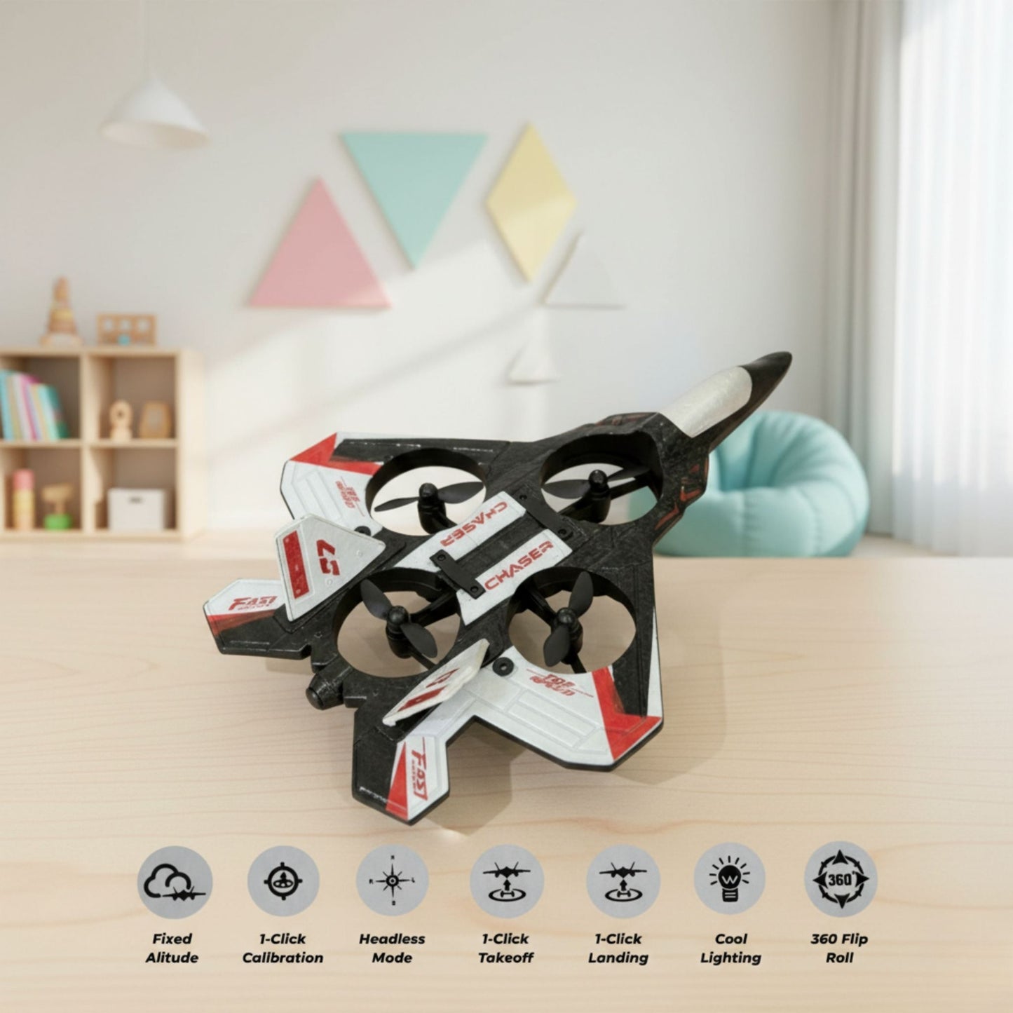 Eva Fighter Jet – RC Airplane for Kids & Teens