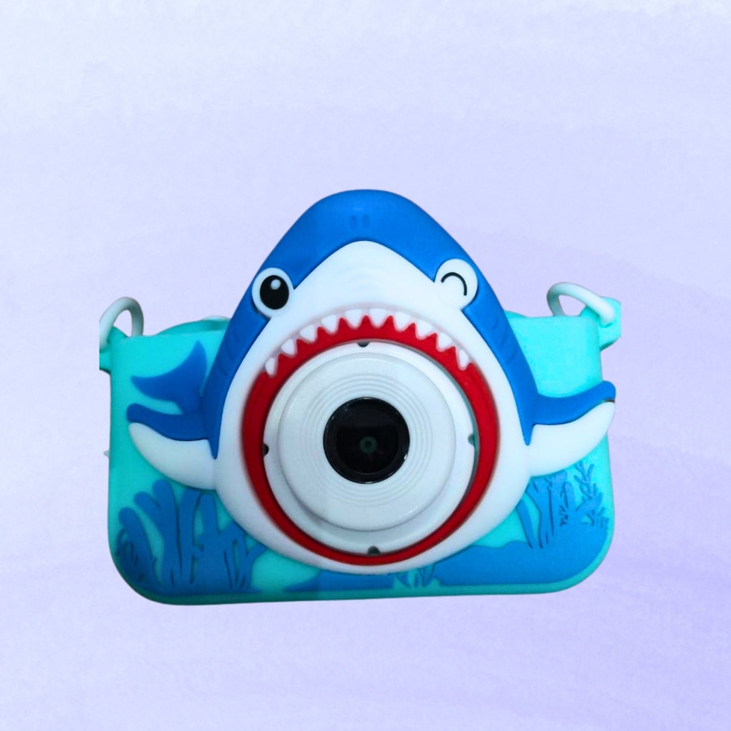 Rechargeable Shark Theme Kids Digital Camera – Fun Photo & Video Toy